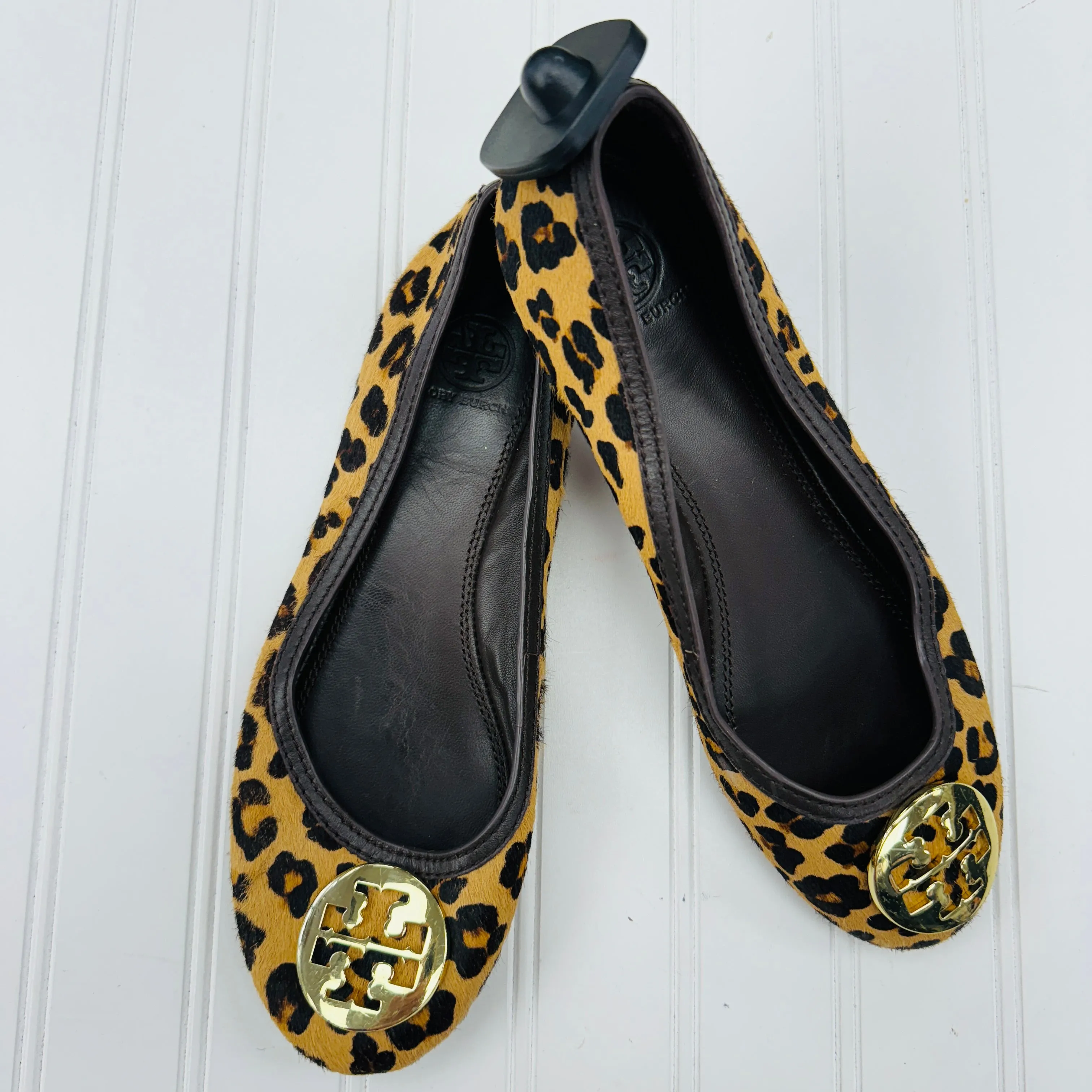 Animal Print Shoes Designer Tory Burch, Size 8.5