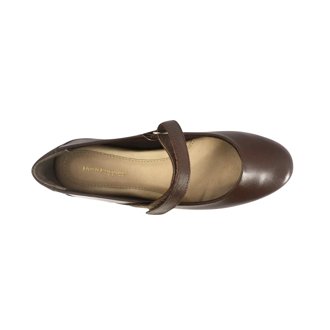 Balerinas Nicolette velcro cafe para Mujer