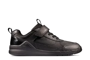 Clarks 26153474  Orbit Sprint Y Black Leather