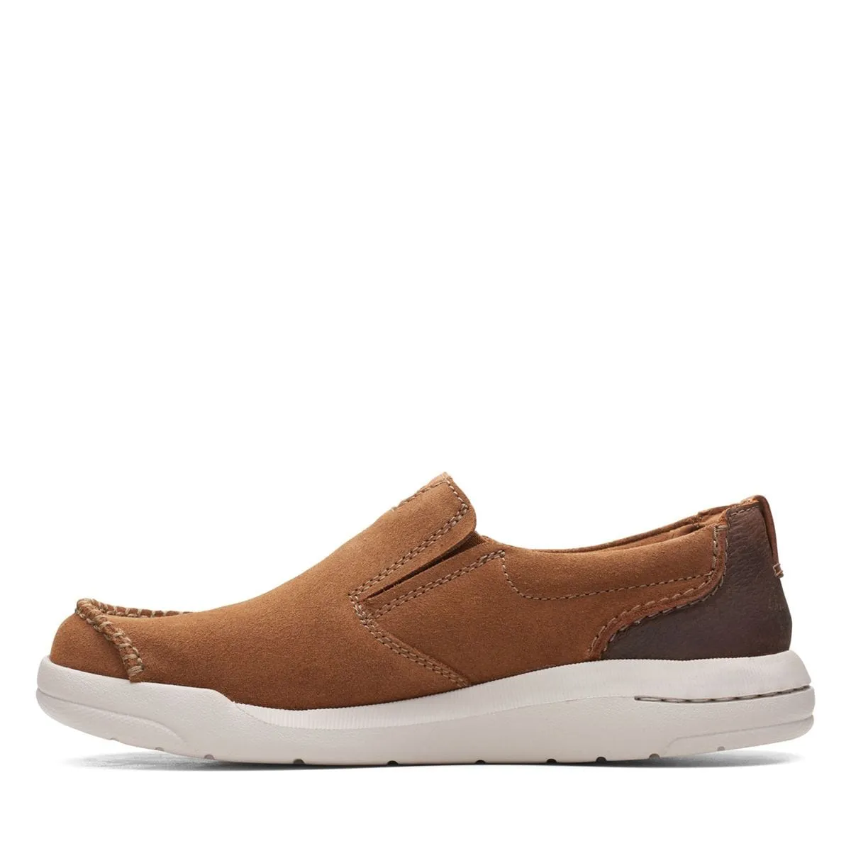 Clarks Driftway Tan Suede Shoes - 26163856