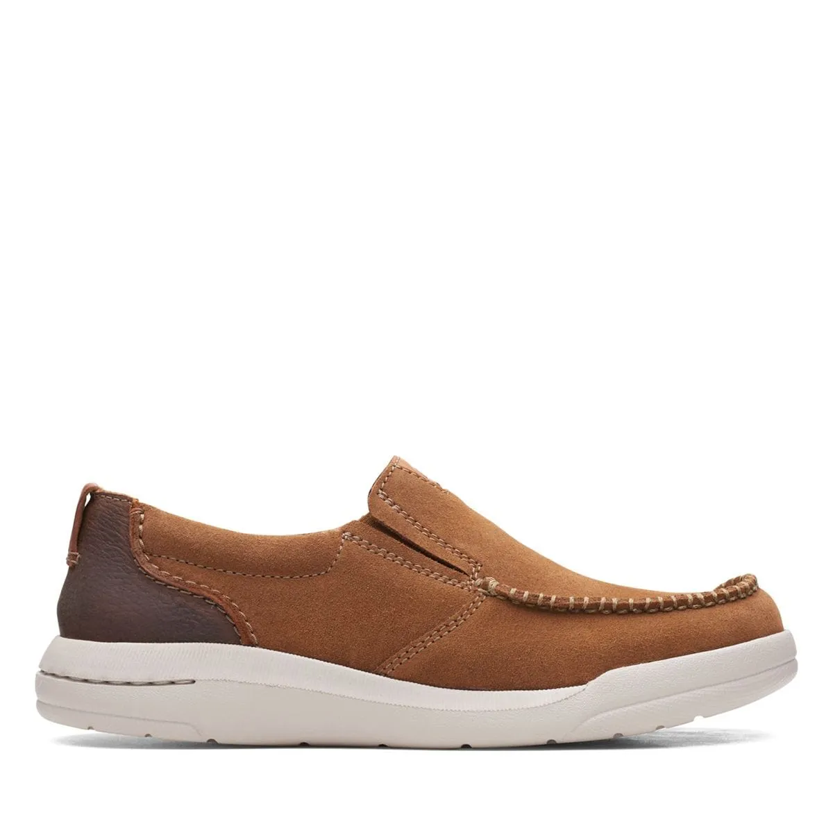 Clarks Driftway Tan Suede Shoes - 26163856