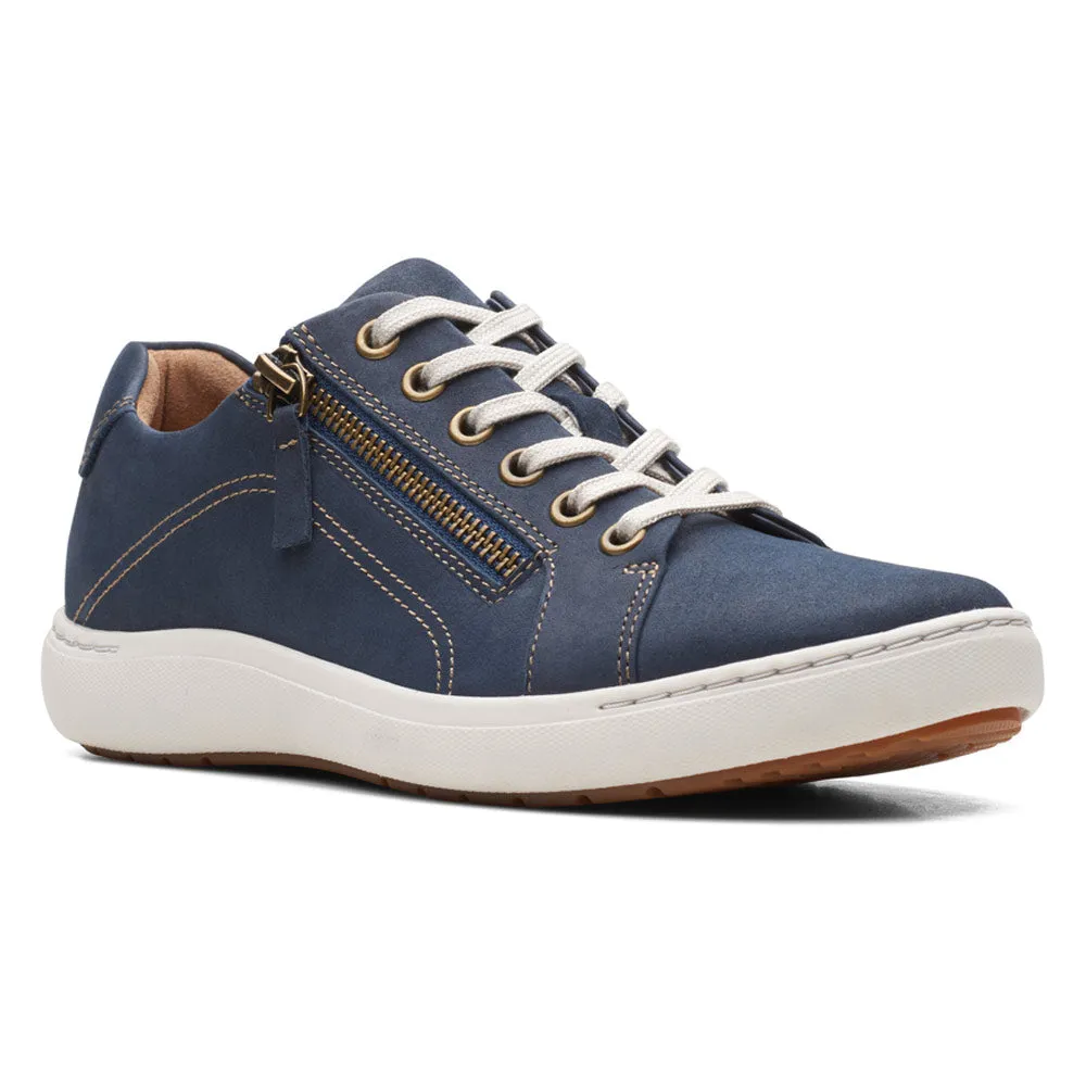 Clarks Nalle Lace Navy Nubuck (Women's)