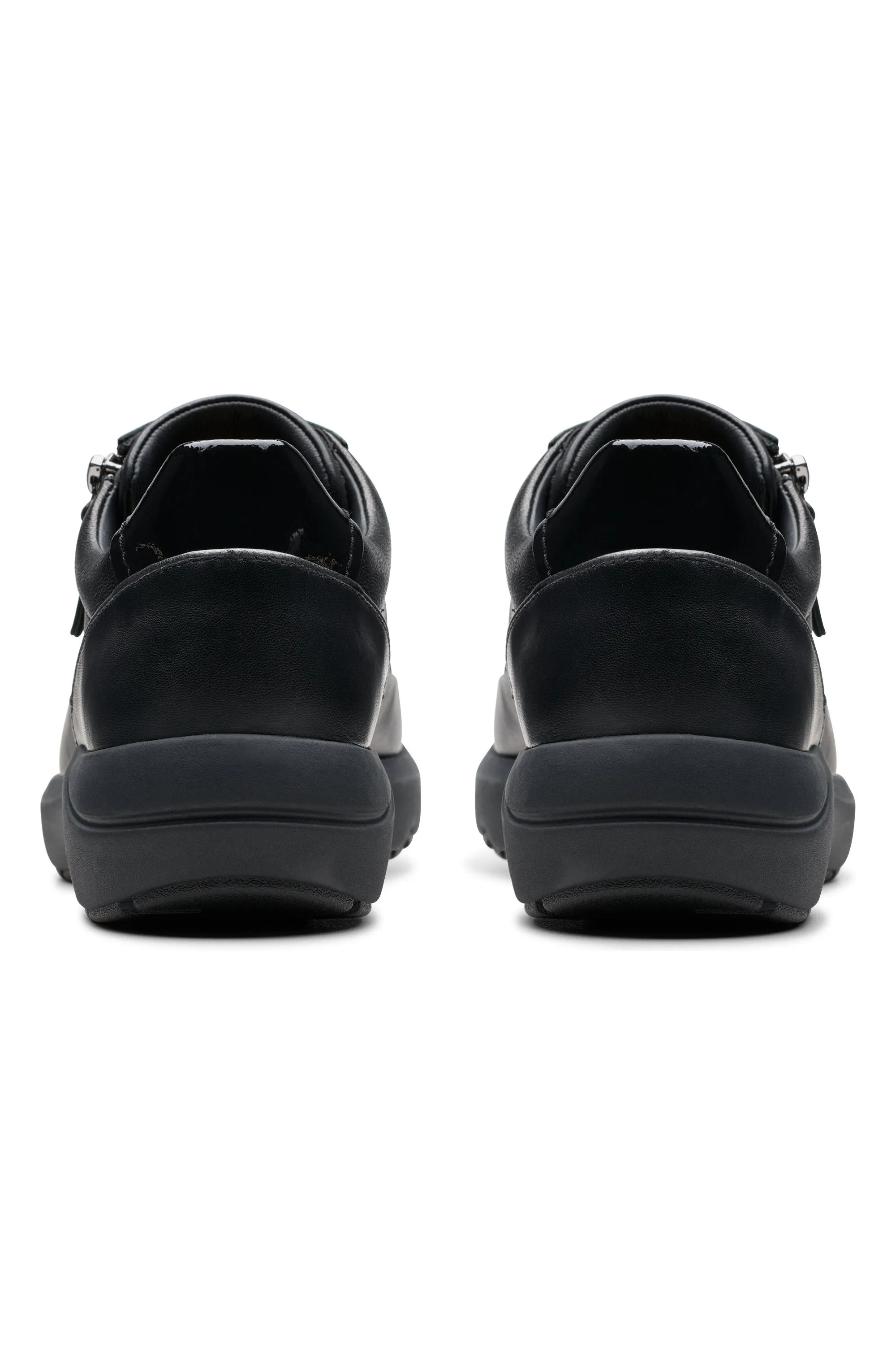 Clarks Tivoli Zip in Black Combi (All Black)