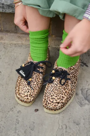 Clarks Wallabee in Leopard Print