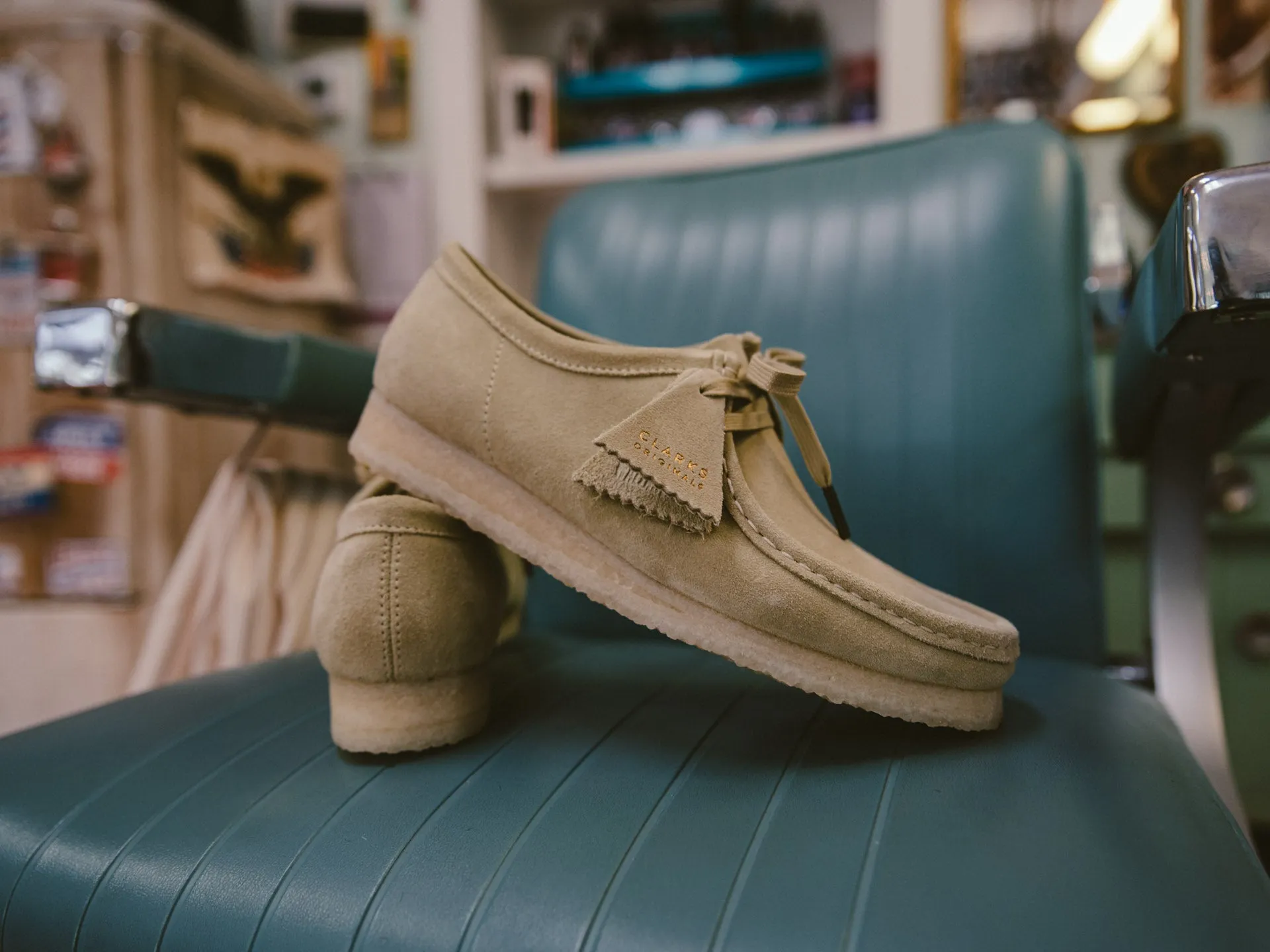 Clarks Wallabee 'Maple Suede' -Originally $160.00