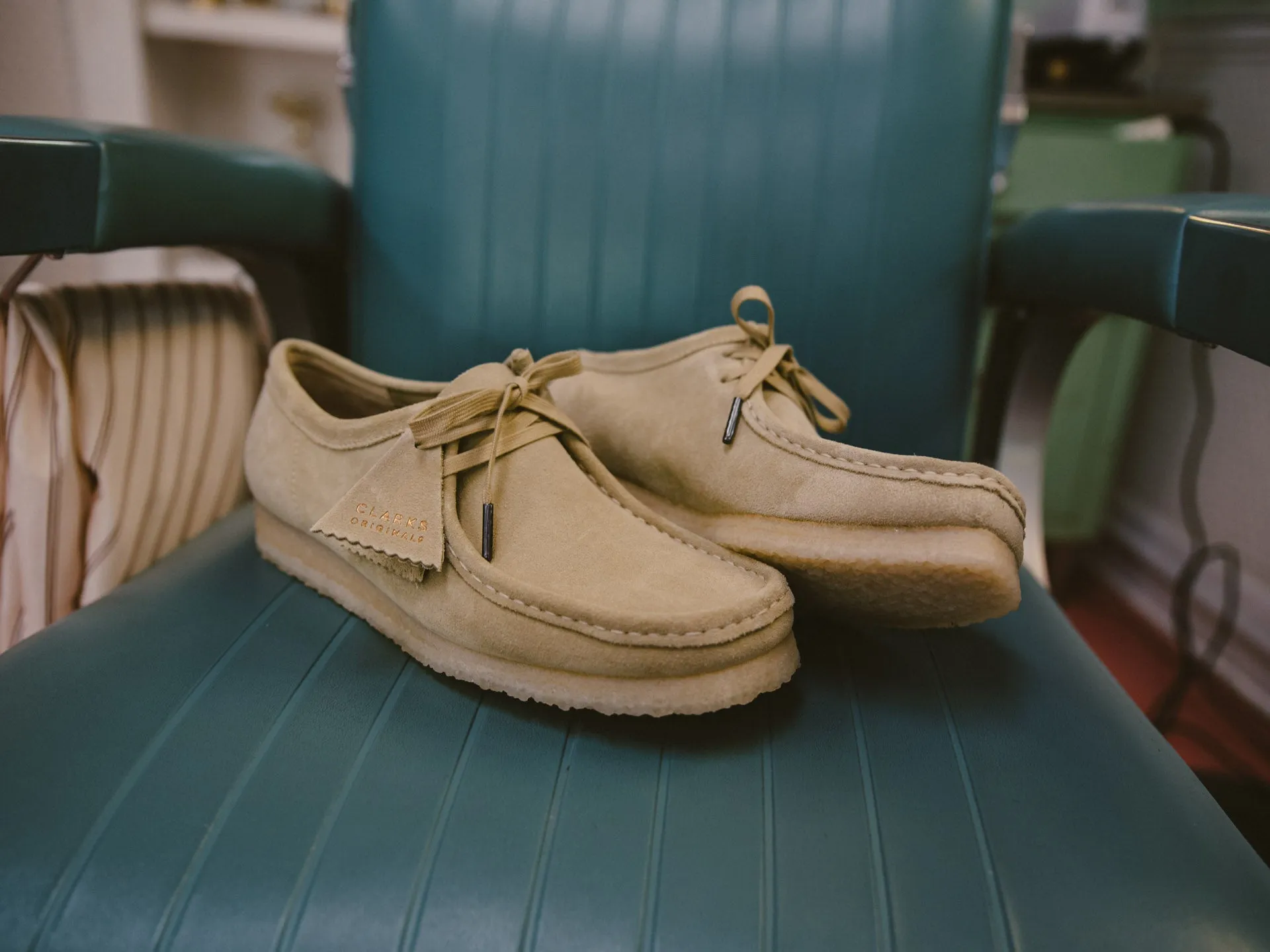 Clarks Wallabee 'Maple Suede' -Originally $160.00