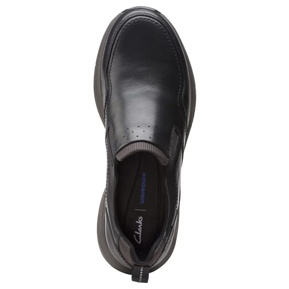 Clarks Wave2.0 Edge Black Waterproof Leather (Men's)