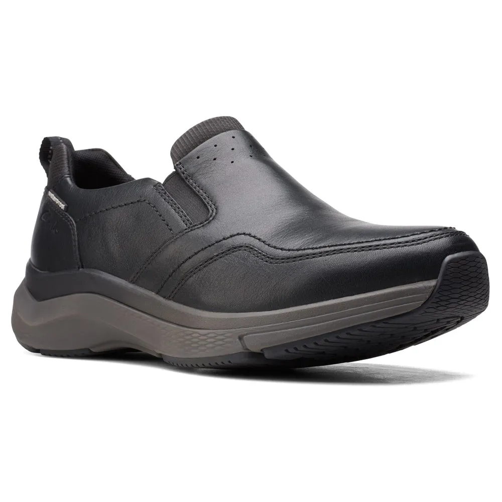 Clarks Wave2.0 Edge Black Waterproof Leather (Men's)