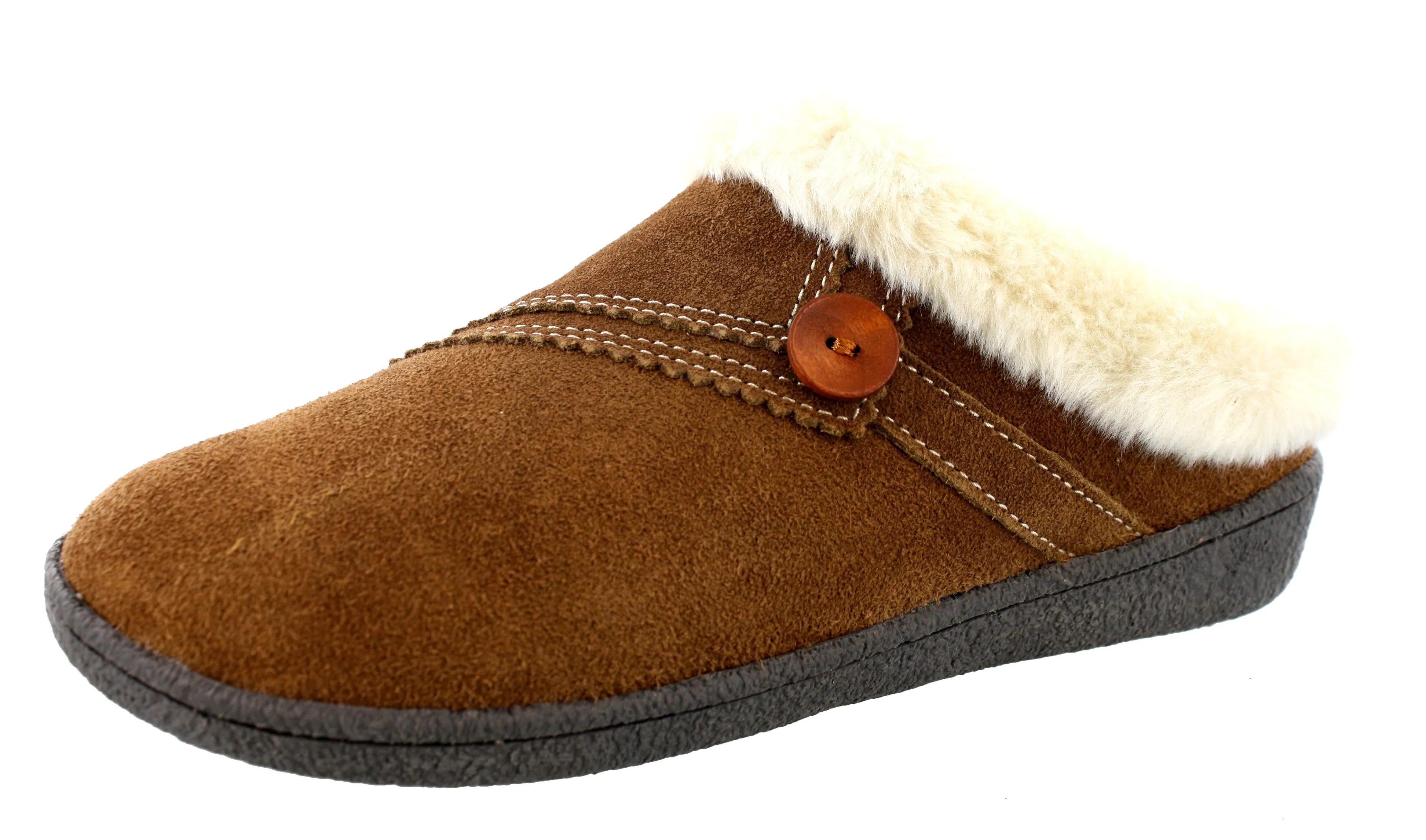 Clarks Women Warm Cozy Slip On Clog Slippers Rebecca