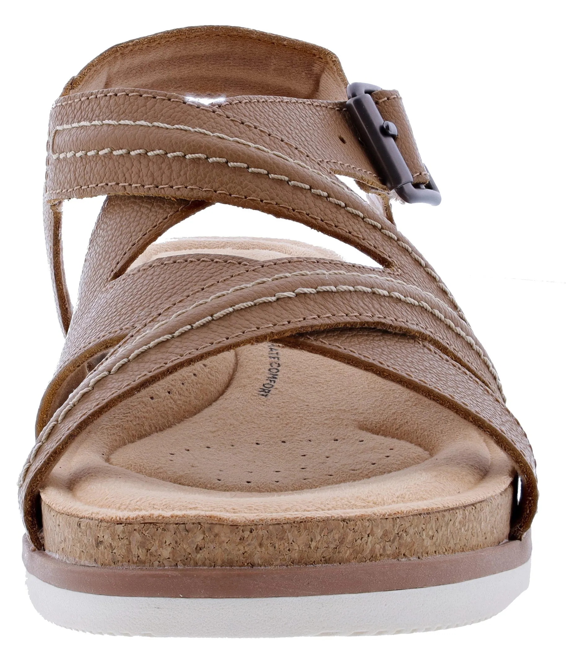 Clarks Women's Brynn Ave Adjustable Buckle Strap Sandals