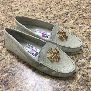 Green Shoes Flats Tory Burch, Size 7.5