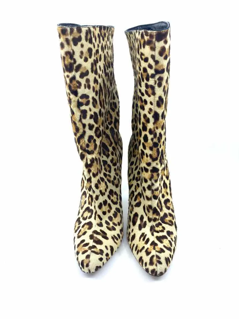 JIMMY CHOO Cheetah Print Ankle Boot | 8