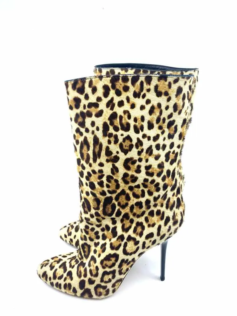 JIMMY CHOO Cheetah Print Ankle Boot | 8