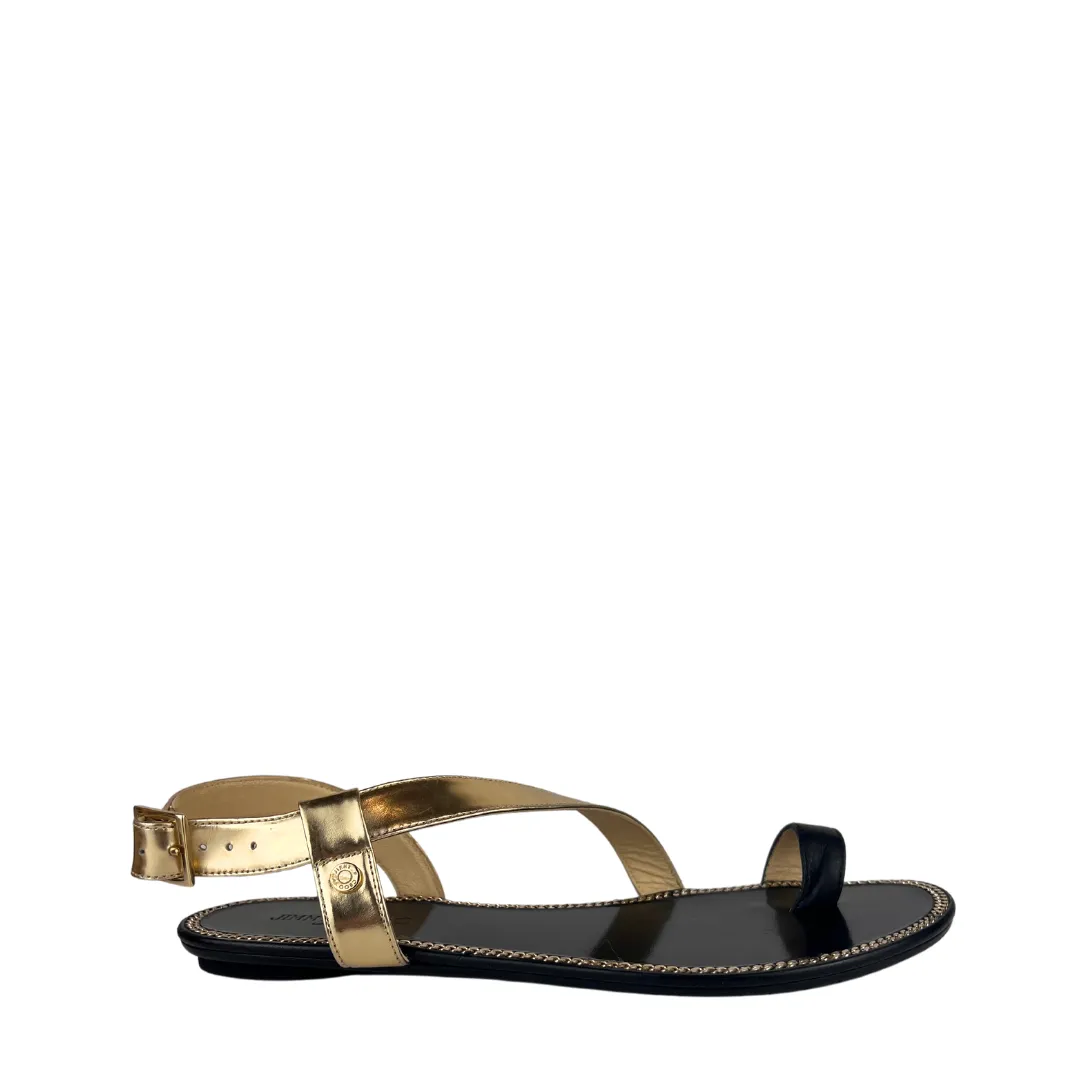 Jimmy Choo Neru Flat Sandals - Size 36.5