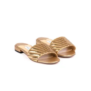 JONI FLAT WOVEN METALLIC