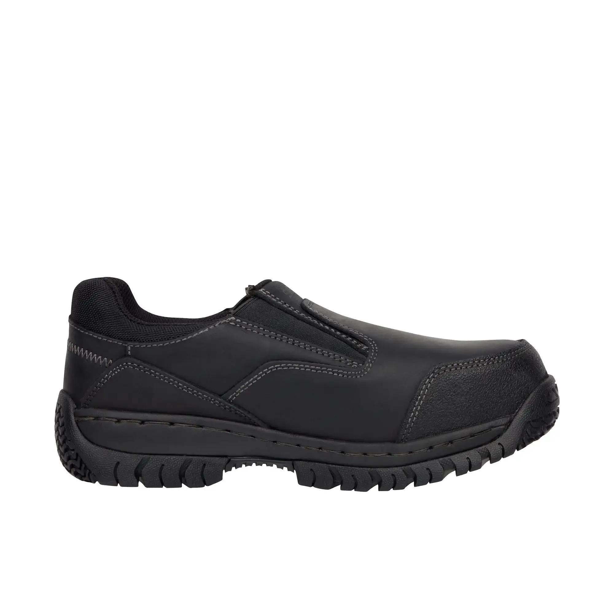 Men's Hartan Steel Toe Slip-on Work Shoe Black