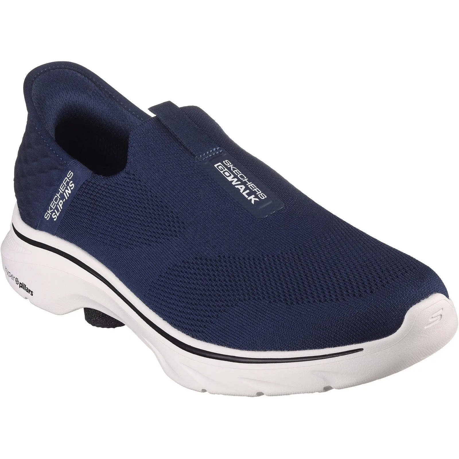 Men's Wide Fit Skechers 216641 Slip-ins Go Walk 7 Easy On 2 Trainers