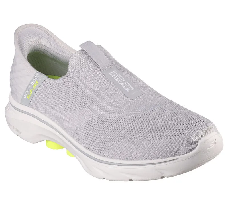 Men's Wide Fit Skechers 216641 Slip-ins Go Walk 7 Easy On 2 Trainers