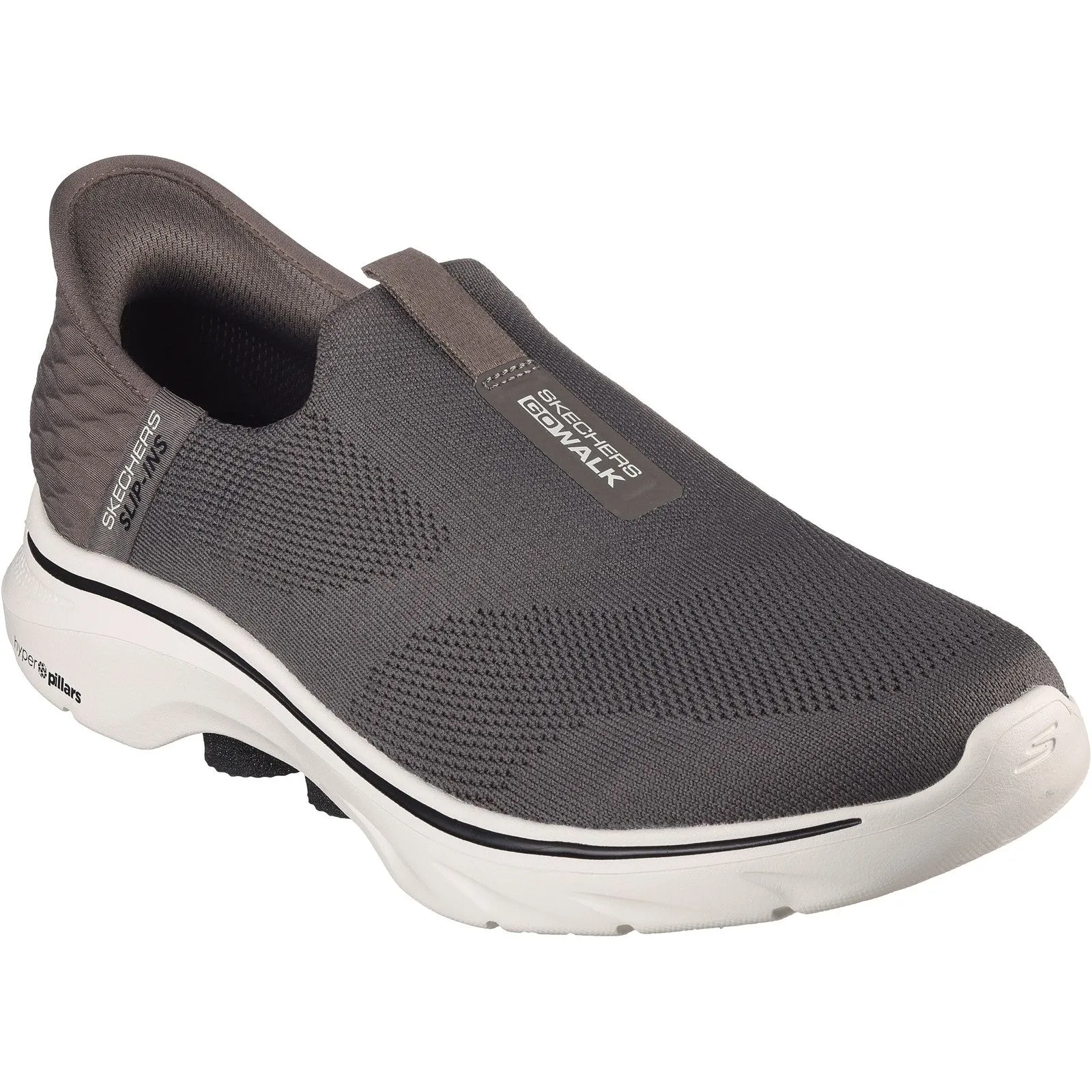 Men's Wide Fit Skechers 216641 Slip-ins Go Walk 7 Easy On 2 Trainers