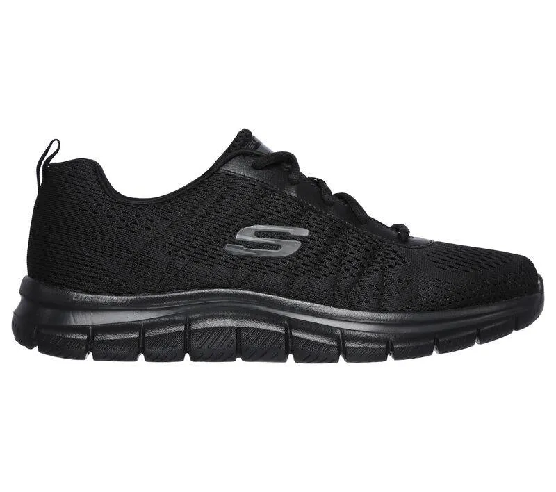 Men's Wide Fit Skechers 232081 Track Moulton Walking Sneakers