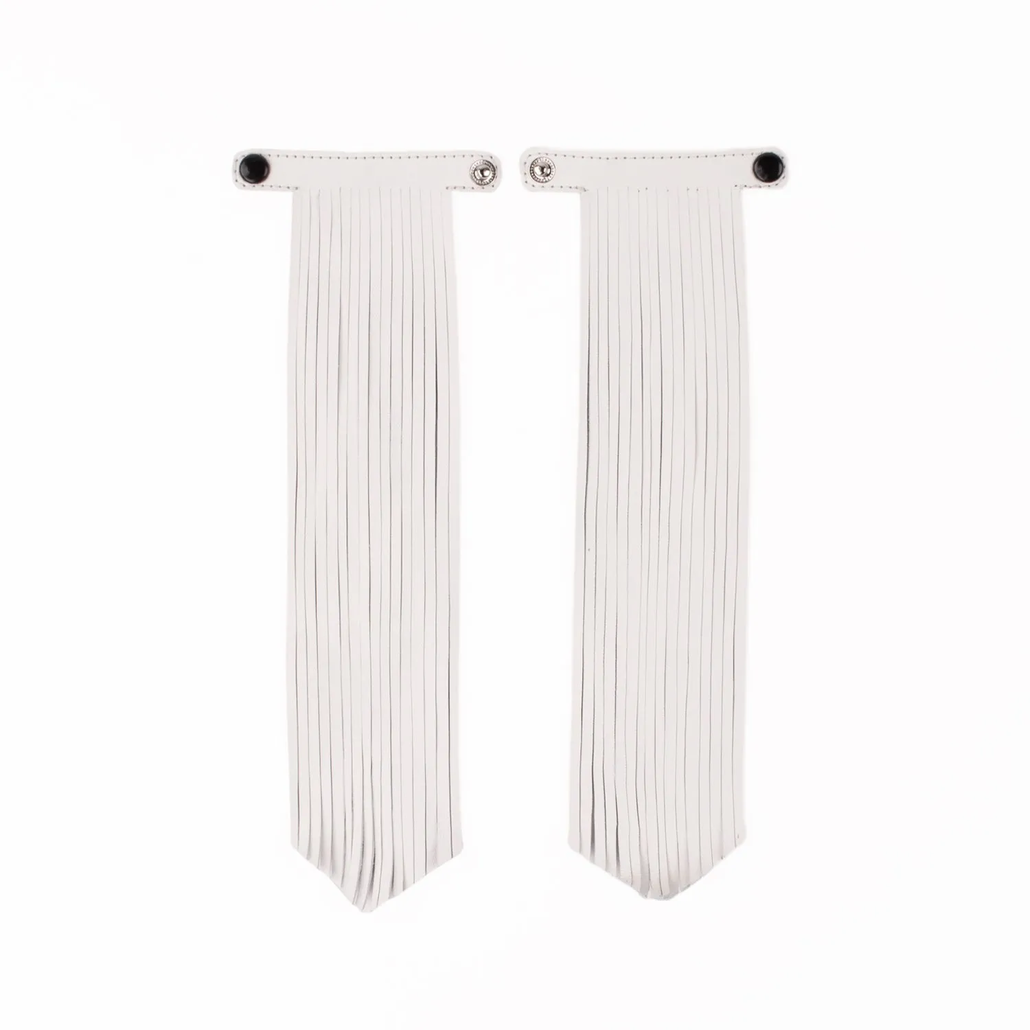 MK22931 - Etta Leather Tassels Set - White [Leather Accessory]