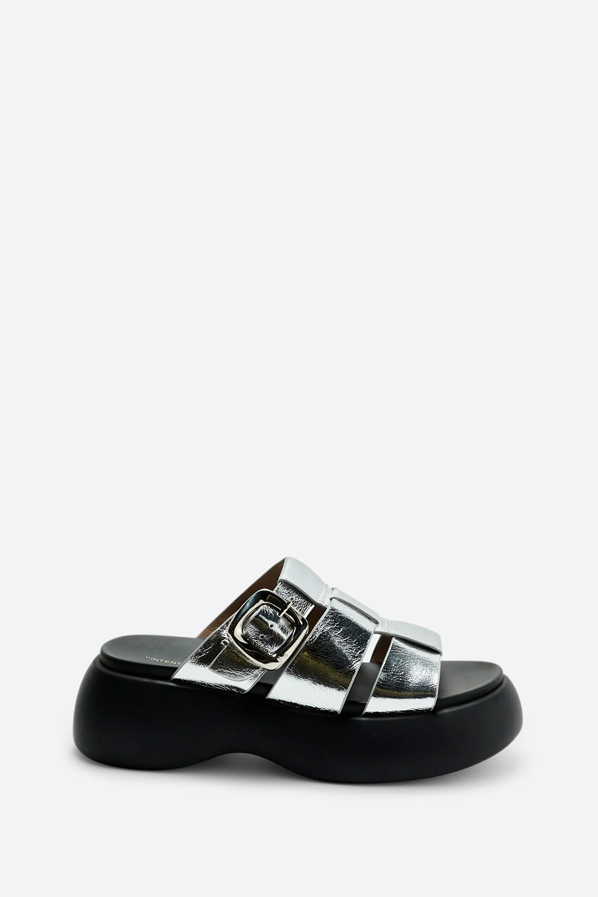 NELL METALLIC PLATFORM SANDAL