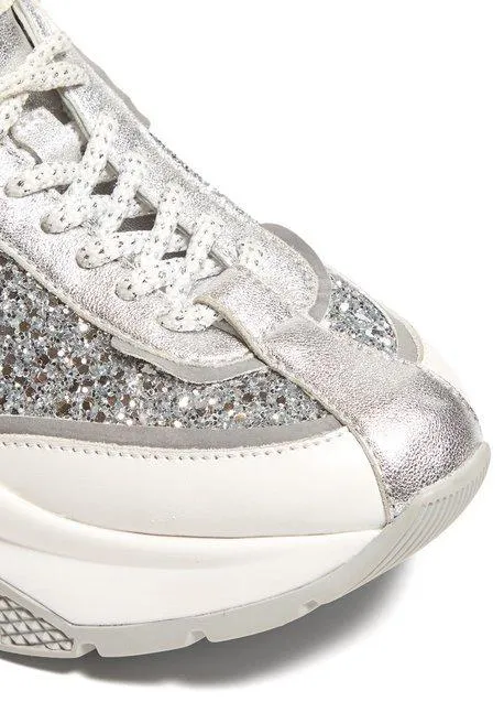 'Raine' Glitter Low-Top Trainers