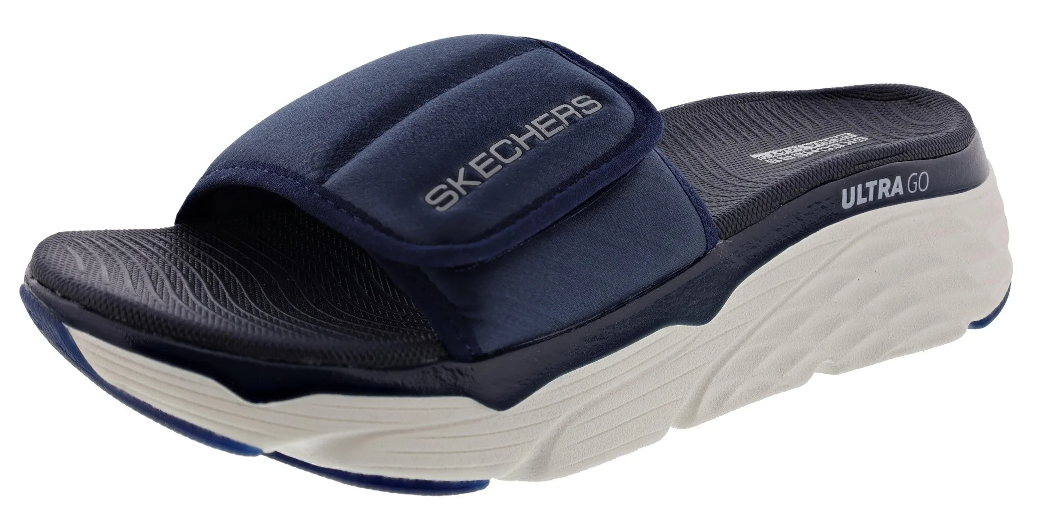 Skechers Women's Max Cushioning Adjustable Strap Slip On Exclusive Sandal