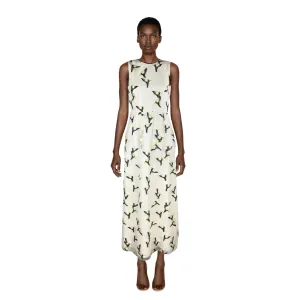 TORY BURCH Floral Embroidered Maxi Dress | Size US 0