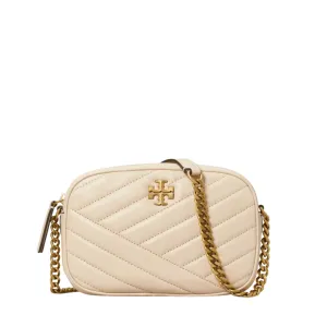 Tory Burch Kira Chevron Camera Bag- New Cream