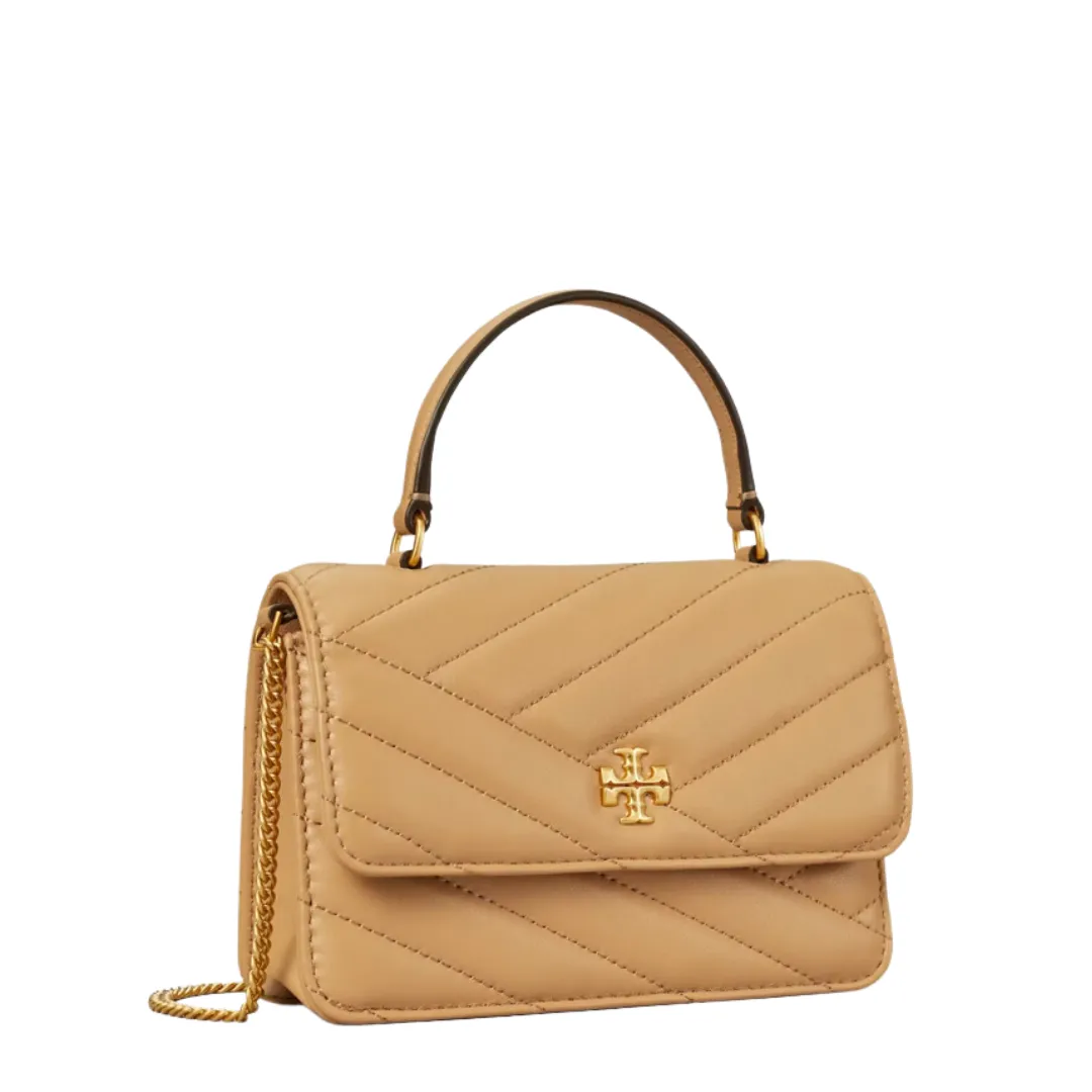 Tory Burch Kira Chevron Mini Top Handle Chain Wallet