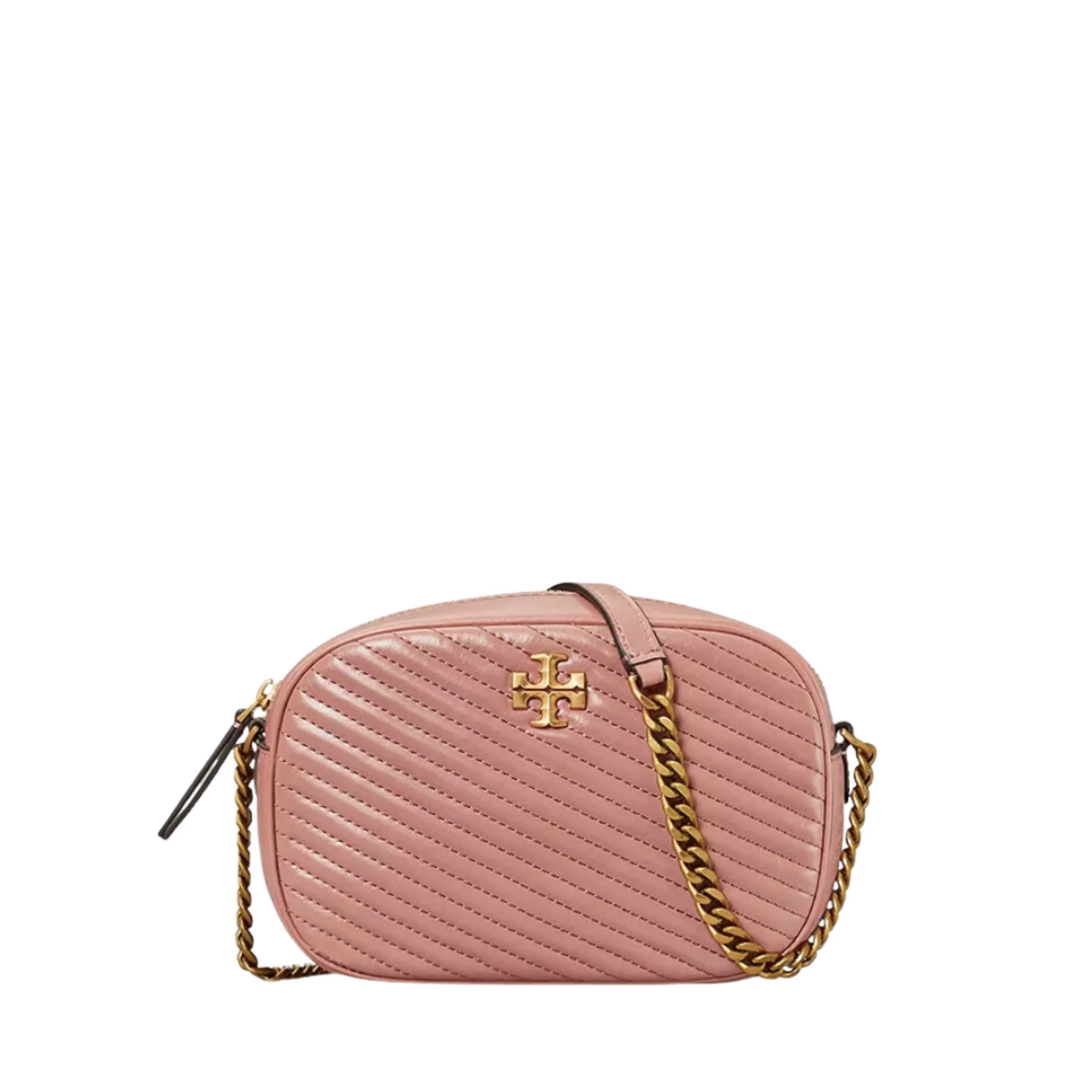 Tory Burch Kira Chevron Moto Quilt Camera Bag