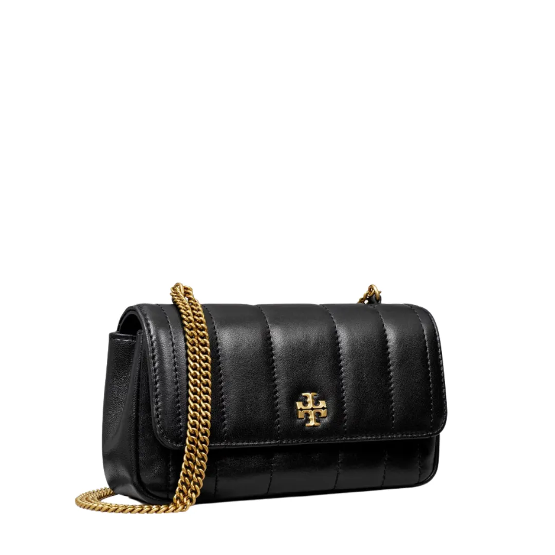 Tory Burch Kira Mini Flap Bag- Black