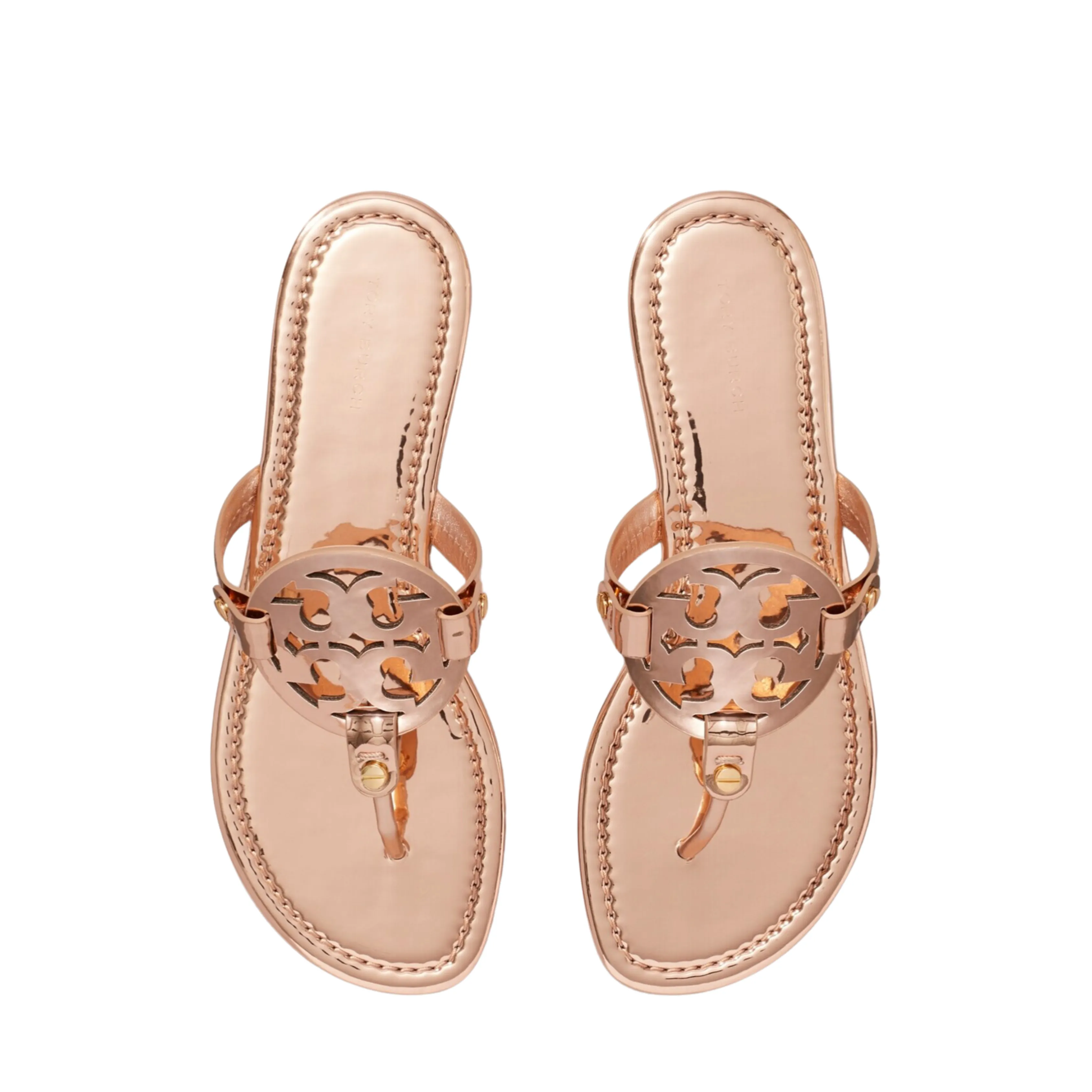 Tory Burch Miller Rose Gold Sandals