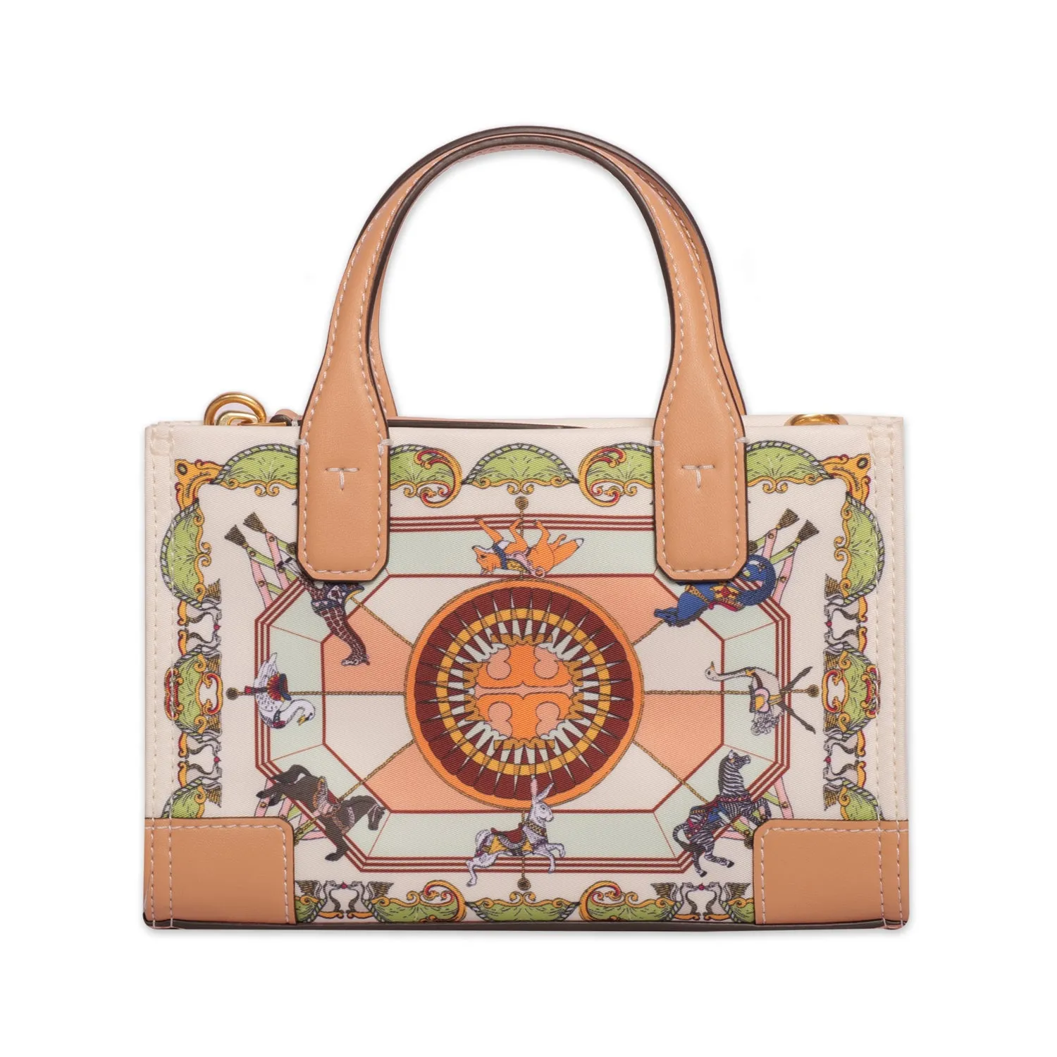 TORY BURCH MINI ELLA PRINTED TOTE BAG