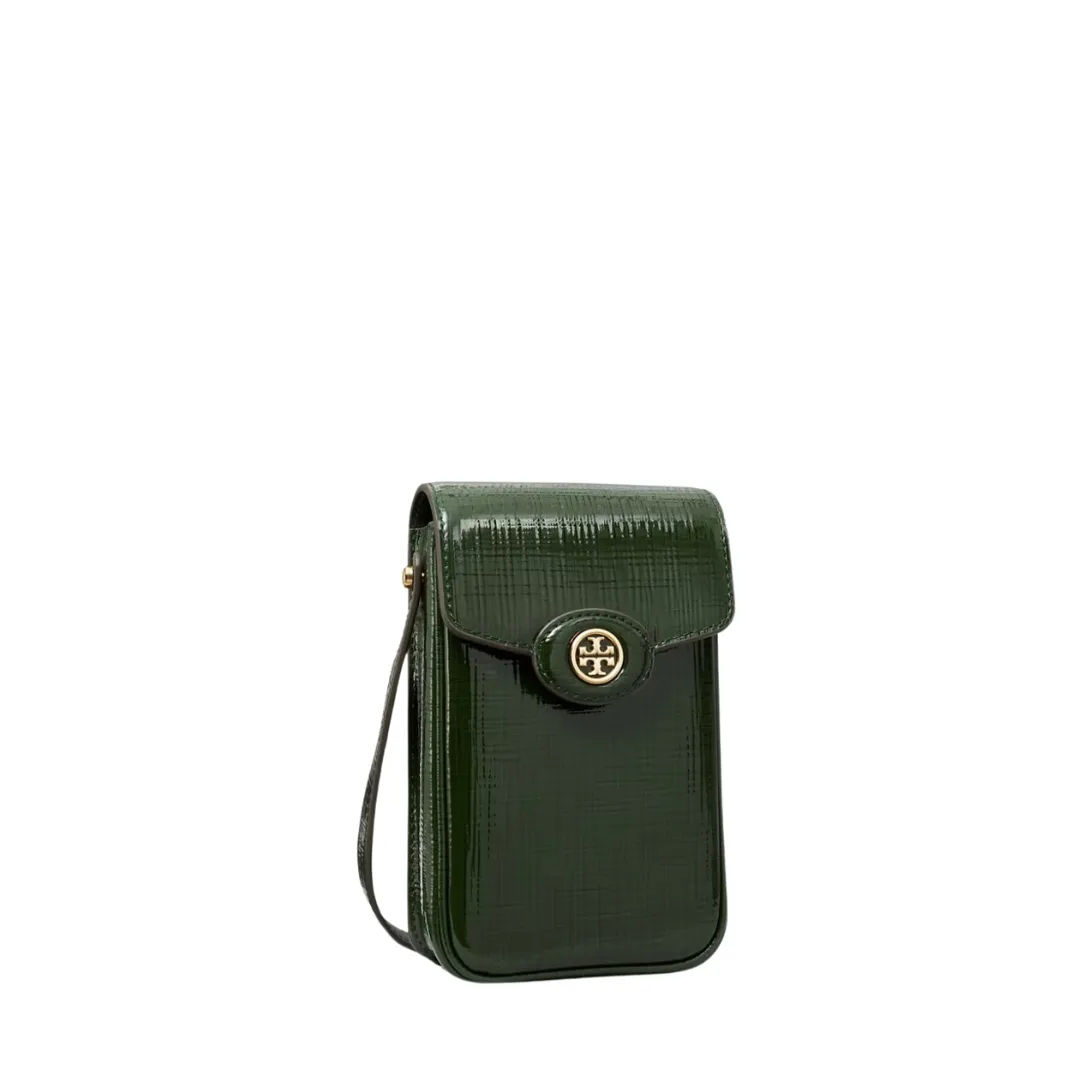 Tory Burch Robinson Crosshatched Phone Crossbody