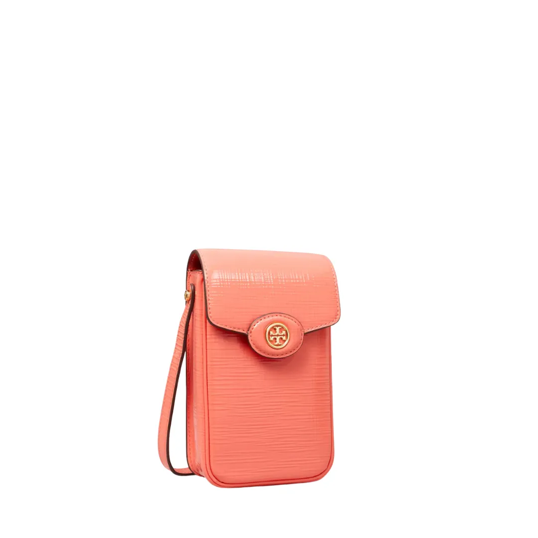 Tory Burch Robinson Crosshatched Phone Crossbody