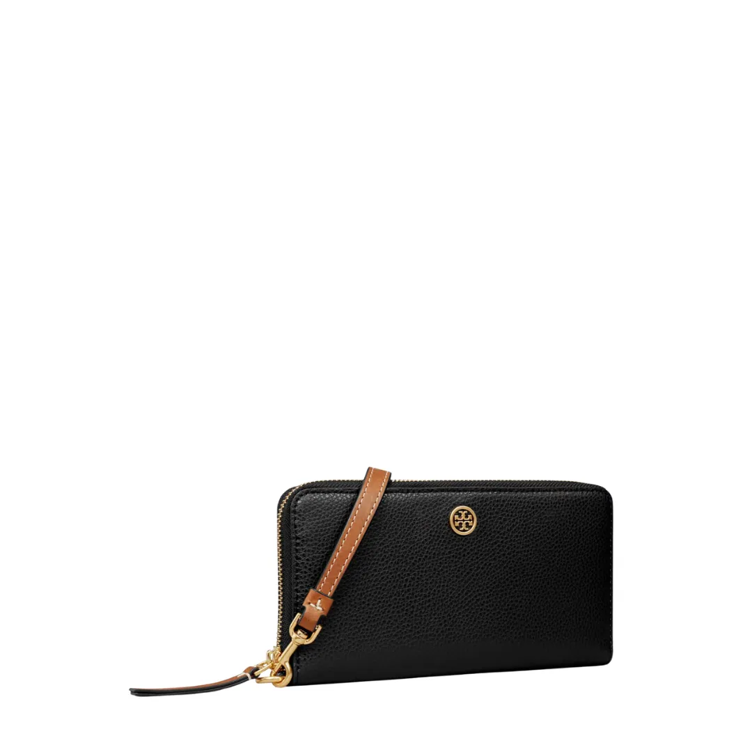 Tory Burch Robinson Pebbled Continental Wallet