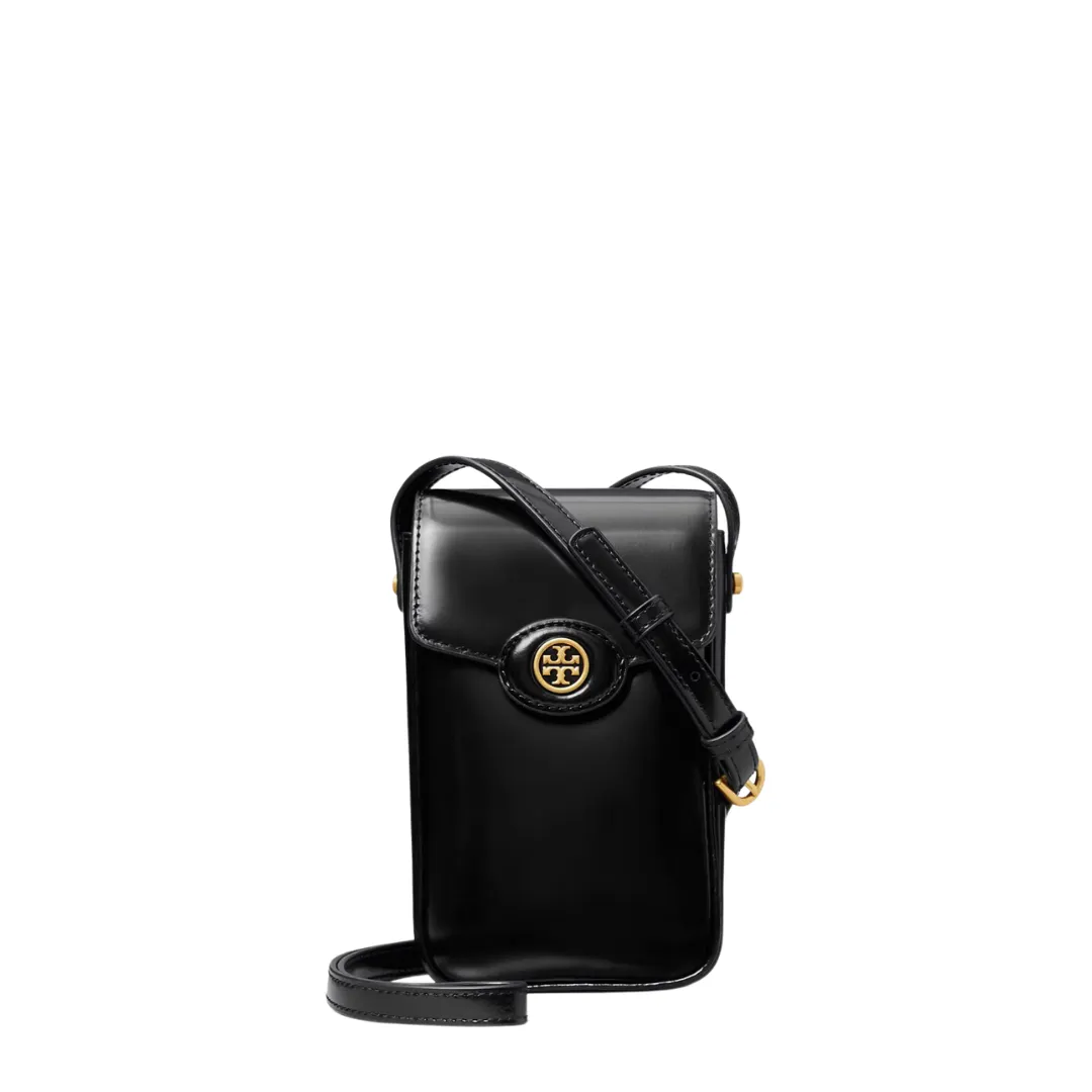 Tory Burch Robinson Spazzolato Phone Crossbody