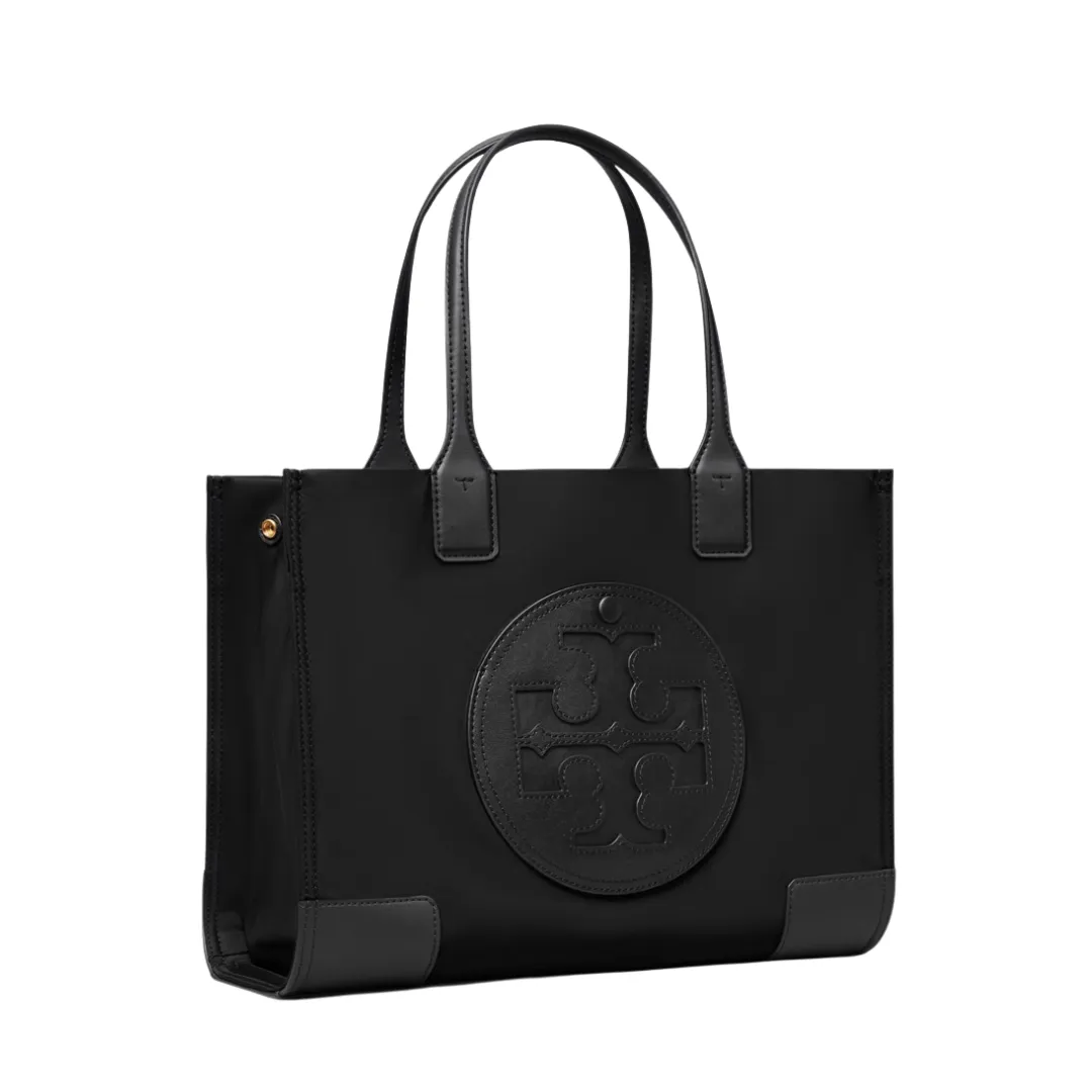 Tory Burch Small Ella Tote- Black