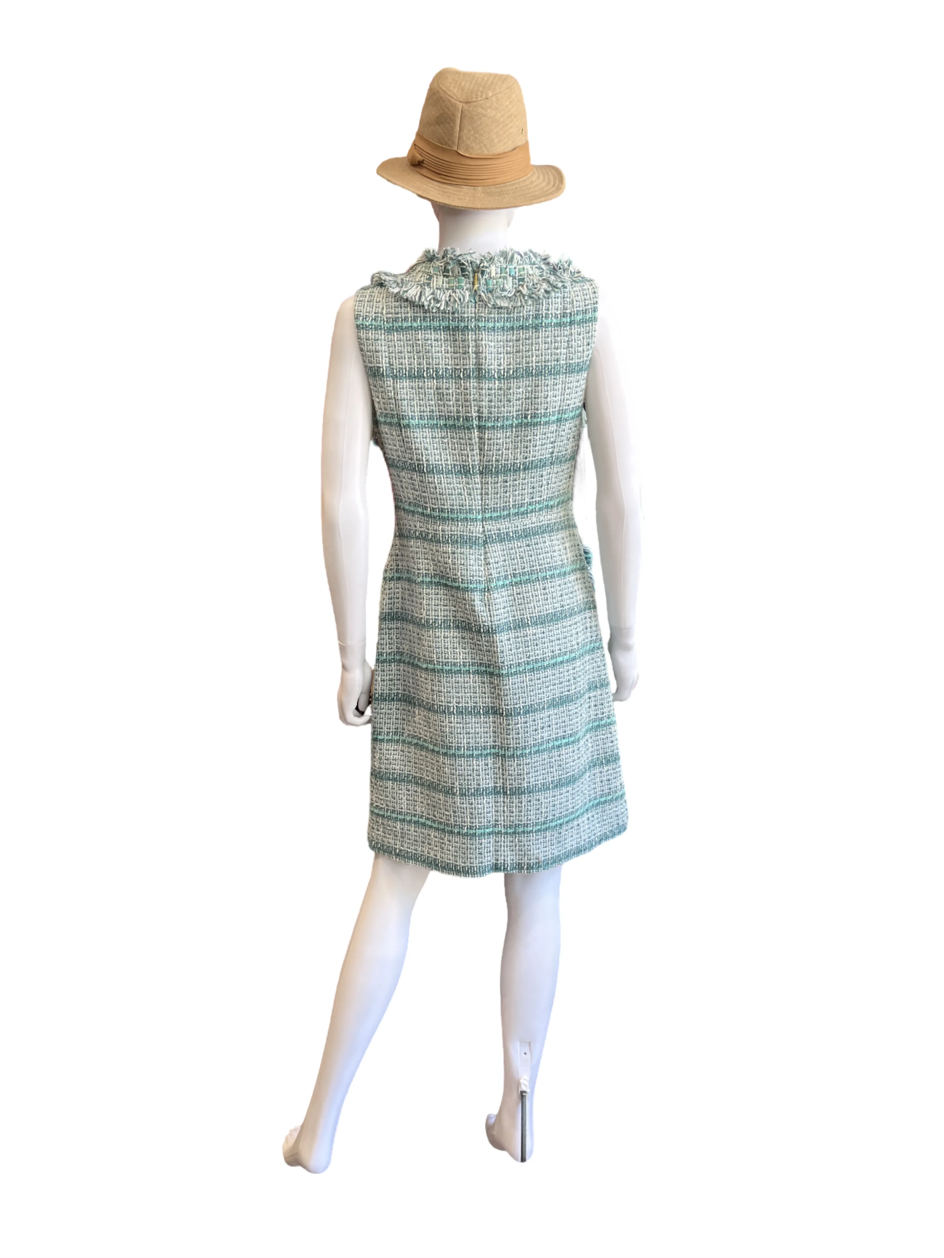 Tory Burch Tweed Fringe Dress /4