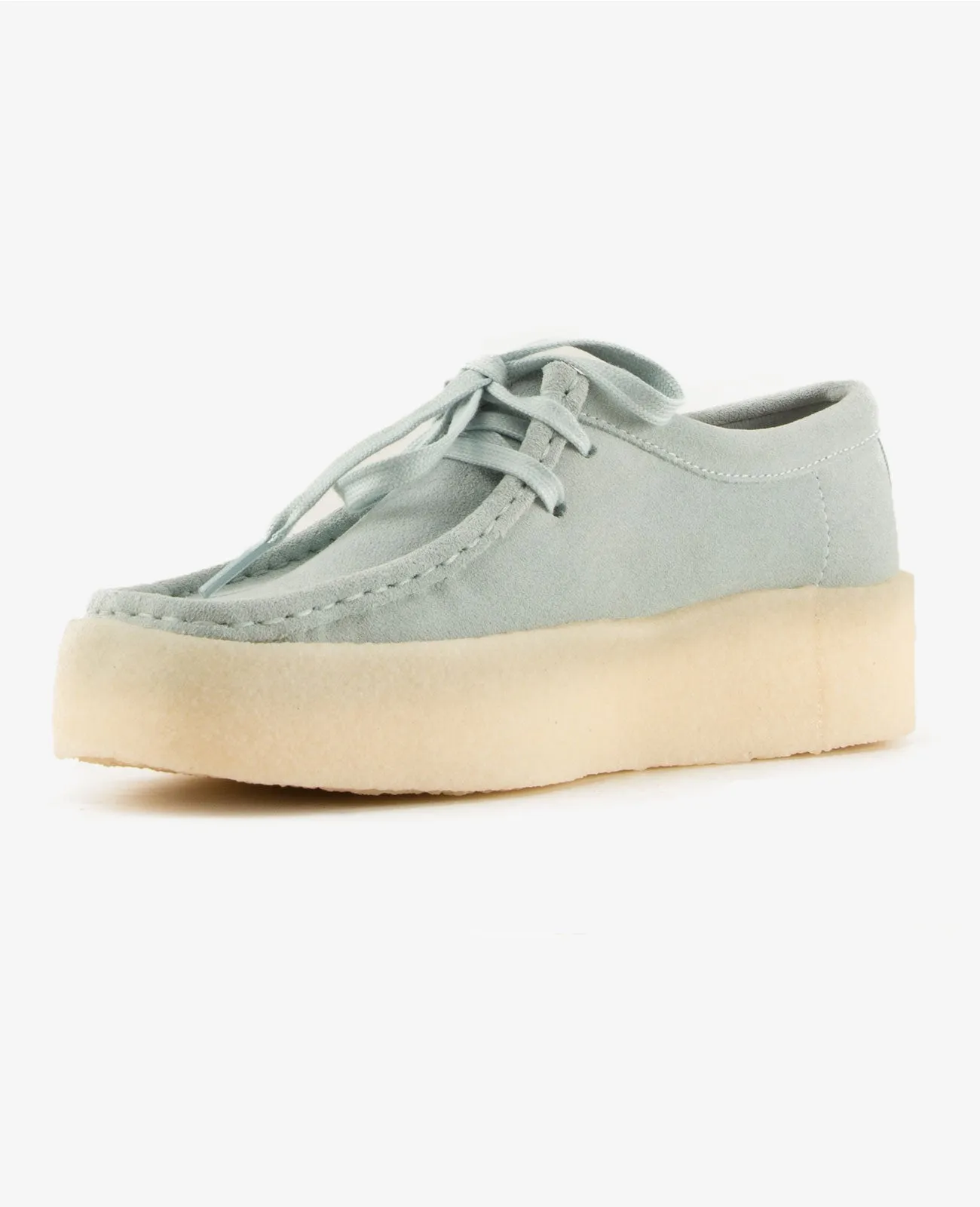 Wallabee Cup Suede Blu