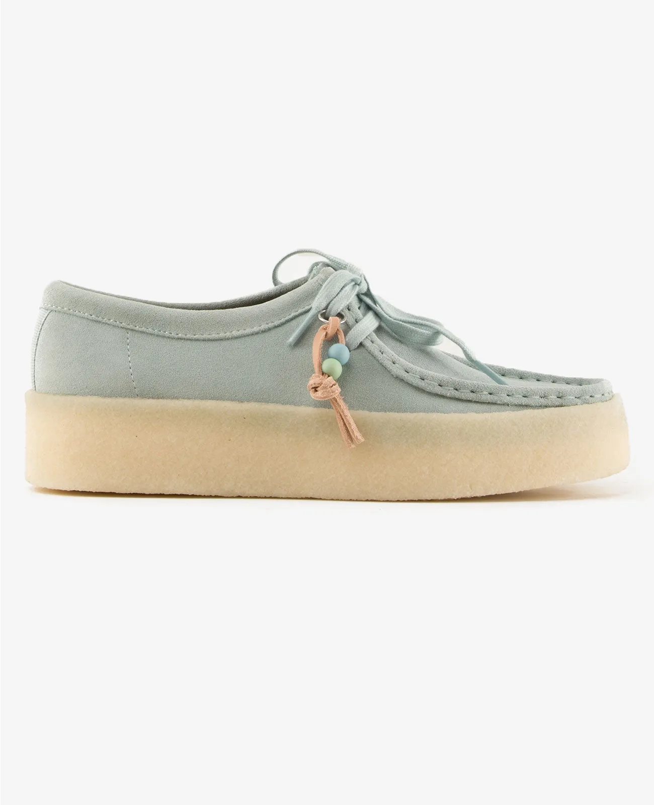 Wallabee Cup Suede Blu