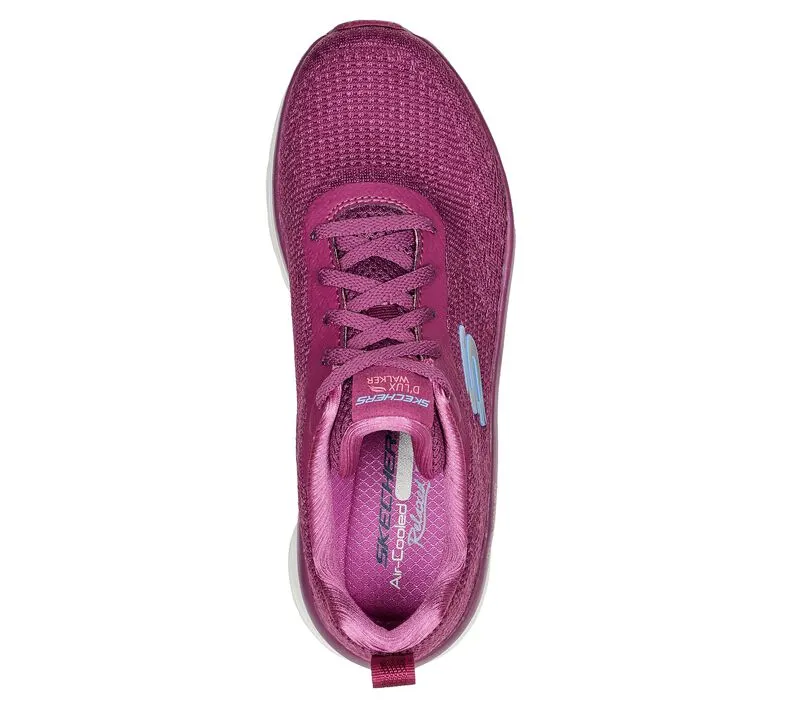 Women's Wide Fit Skechers 149815 Daily Beauty D'lux Vegan Walker Trainers